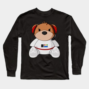 Astronaut Teddy Bear Long Sleeve T-Shirt